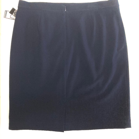 NWT Nine West Navy Skirt - Picture 4 of 8
